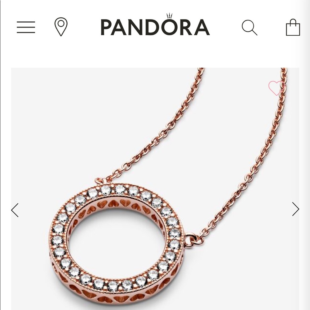 Circle of Sparkle Pandora Necklace